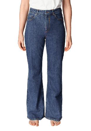 Carin Wester Raka jeans med hög midja CINDY Lila 34