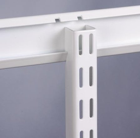 Elfa 426510 Hengeskinne 2300 mm, hvit, Garderobeinnredning