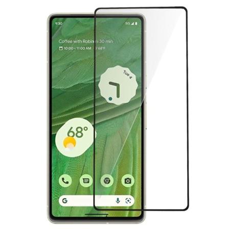 SKALO Google Pixel 7a 5G Heltäckande Skärmskydd Härdat Glas - Sv Svart