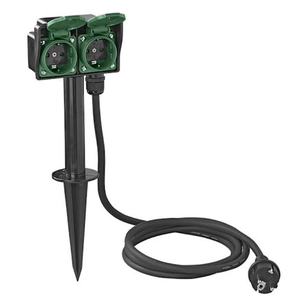 Puutarhapistorasia Schuko 2-tie 2M 3x2,5mm²