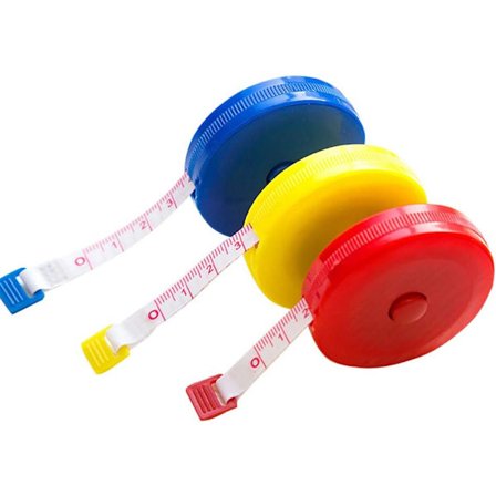 1,5 M / 60 Tommers Målebånd (Tilfeldig Farge)