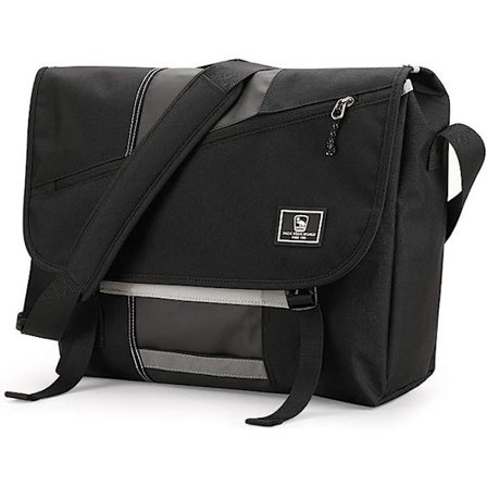 Messenger Bag för kvinnor - Canvas 14 tum Laptop Satchel Datorportfölj Herrar