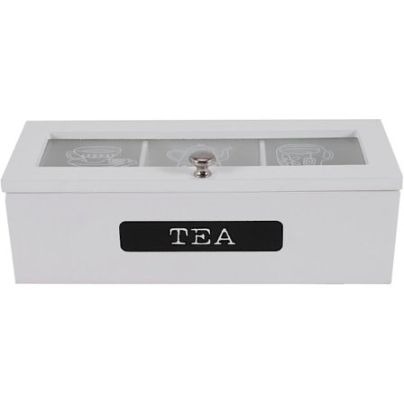 3 roms system tepose oppbevaringsboks arrangør teboks arrangør tre sukkerpakkebeholder