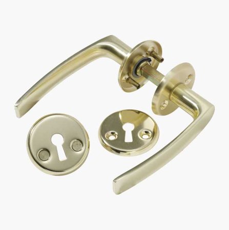 Dörrhandtag Innerdörr Mässing - Biltema