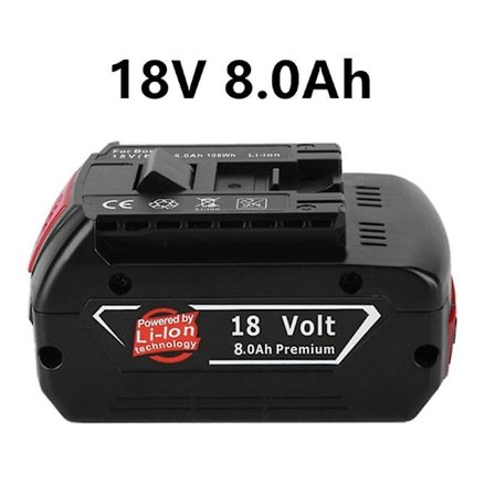 Huamade 18v 6000mah Genopladelig Lithium Ion Batteri Til Bosch 18v Backup Batteri Bærbar Udskiftning Bat609 Bat619g Bosch Gds 250-li