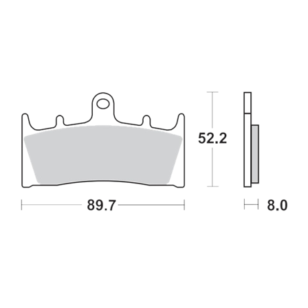 Klocki Hamulcowe Przód Moto-Master RoadPro Sinter - Suzuki GSX 1400 2002-2007