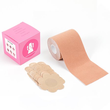 Brystrem BH Selvhæftende Usynlig Bryst Stropløs, Klæbende