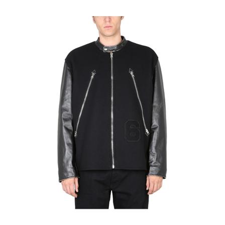 Maison Margiela Coats Sort, Herre Herrejakker