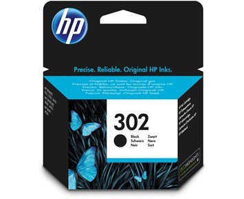 HP-302 Black-HP 302 Svart blekkpatron-Printing ink, toner & paper-Blekkpatroner