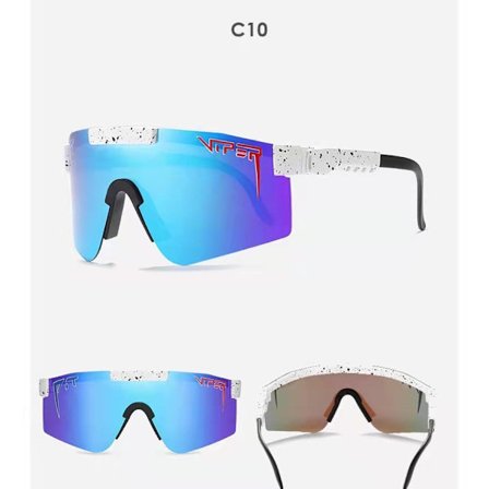 Cykelglasögon Galvaniserad Sport Populära Utomhusglasögon TR90 Stor Ram