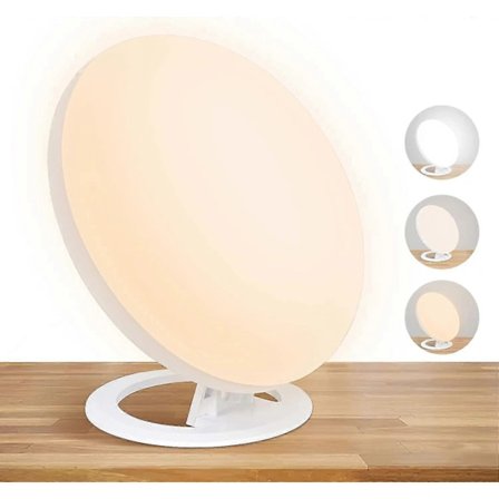 【PP】 Lysterapi lampe, UV-fri 10000-38600 Lux Dagslys lampe LED-terapi lampe, 3 Farvetemperaturer Sol lampe, 10 Justerbare 90°