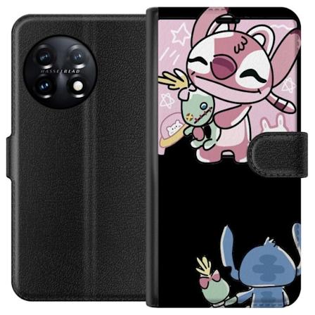 OnePlus 11 Plånboksfodral Stitch vänner