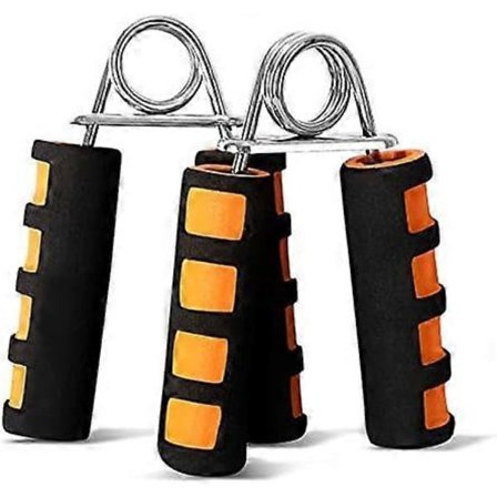 Maveek A-formet Skumhåndtak Håndgrep Armmuskelbygger Håndleddsresistensforsterker Oransje