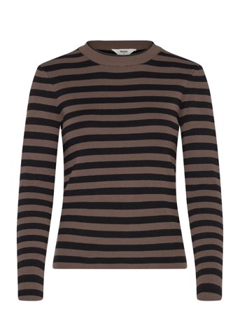 Object Objester Sli L/S Knit Pullover Noos - Brown - XS