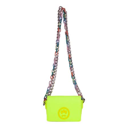 Barrow, Double Chain Pouchette Geel, Dames, Maat:ONE Size