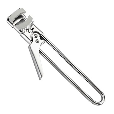 Justerbar dåseåbner, manuel rustfrit stål glas krukke flaske kapselåbnere til gigtramte hænder, bærbar skridsikker dåselågsfjerner gribeværktøj