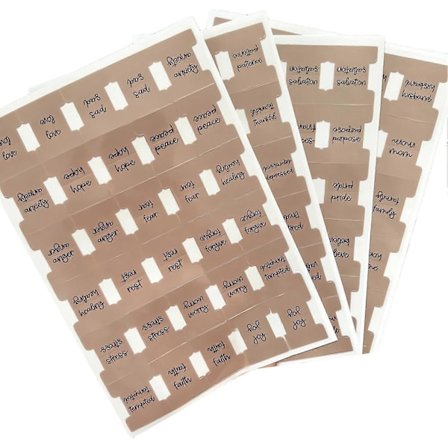 4 Ark/Set Bønn Bibel Fane Selvklebende Bibel Sticky Index Etikett Bok Side Markør Klistremerke Bibelstudie Journalføring Forbruksvarer Julegave (FMY)