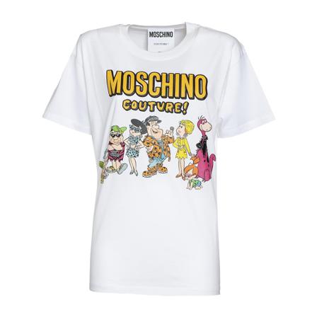 Moschino T-Shirts Hvid, Dame