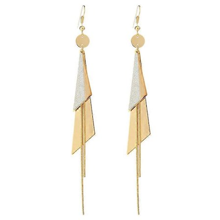 Geometriske øredobber, lang seksjon, tynt ansikt, enkel personlighet, allsidig temperament, øredobber, ørekroker