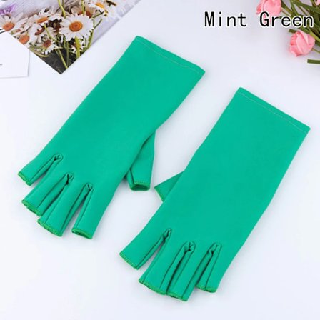 Hot! Neglehandsker UV-beskyttelseshandsker UV-beskyttelseshandsker Neglekunst Gel UV LED-lampe