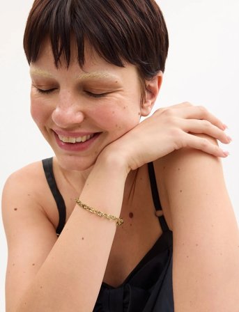 Coach Accessories Coach Signature Link Bracelet - Gold - ONE SIZE