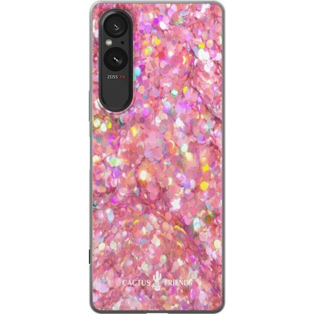 Kompatibelt Mobildeksel til Sony Sony Xperia 5 V Cactus and Friends – PinkGlitter