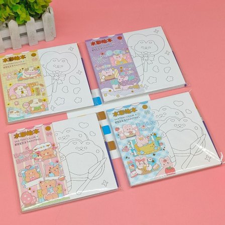 Akvarel Malerbog Graffiti Billedbøger 2 TILFÆLDIG FARVE