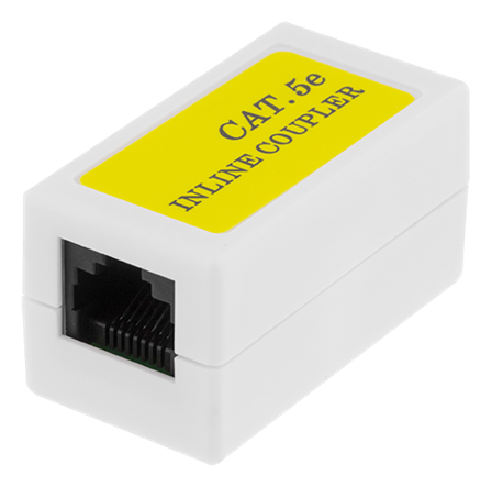 Deltaco nettverkkopler - hvit