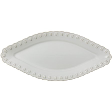 Potteryjo Tulipa ovalt fat, vit | Dukning & Servering > Tårtfat > Fat | Bagaren och Kocken