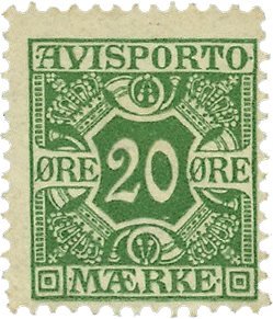 Danmark 1907 - Avisportomærke AFA 5 - Ubrugt