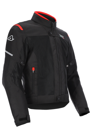 Chaqueta de Moto Acerbis Ruby Negro/Rojo XL
