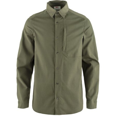 Fjällräven Men's Keb Trekking Shirt Long Sleeves in Laurel Green/Laurel Green, G-1000 | Size: Medium