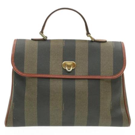 Fendi Vintage Pre-owned HandTass , Bruin , Dames , Maat: ONE Size Vintage Tassen