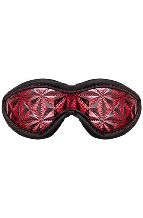 Diabolique Dark Eye Mask Red - Woome.pl