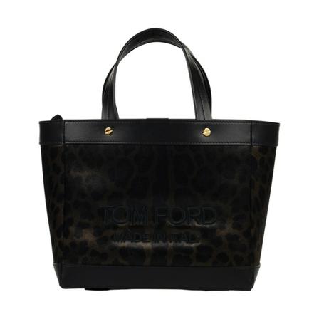 Tom Ford, Mini Shopping Animalier bag Brązowy, Kobieta, Rozmiar: ONE Size