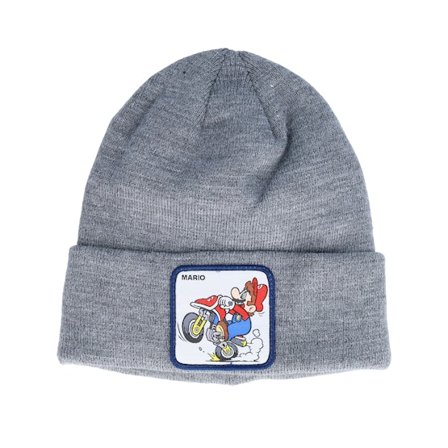 Kinder Capslab - Grau cuff Mütze - Kinder Super Mario Kart Grey Cuff @ Hatstore