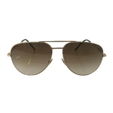 Saint Laurent Vintage, Pre-owned Fabric sunglasses Bruin, Heren, Maat:ONE Size