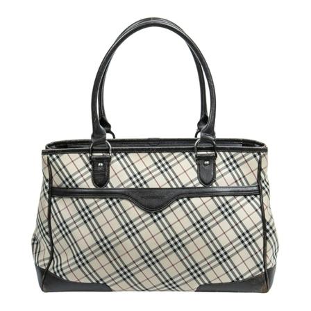 Burberry Vintage, Pre-owned Slip Pocket Rectangular Tote Bag Beige, Dames, Maat:ONE Size