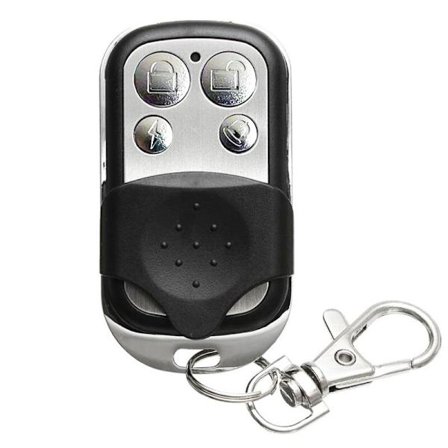 Garasje sett med 1 fjernkontroll for garasjeport/portåpneralarm 433 MHz sølv