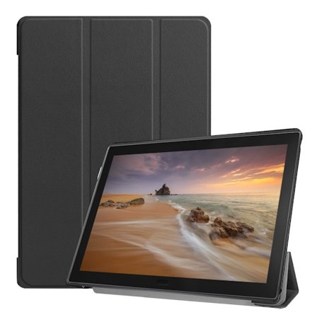 Tri-fold Fodral till Lenovo Tab E10 - Svart