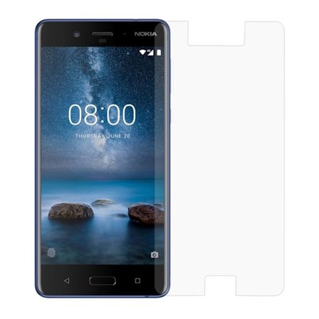 Nokia 8 temperoitu suojalasi näytölle - Kirkas