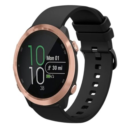 För Garmin Forerunner 645 20mm enfärgad mjukt watch