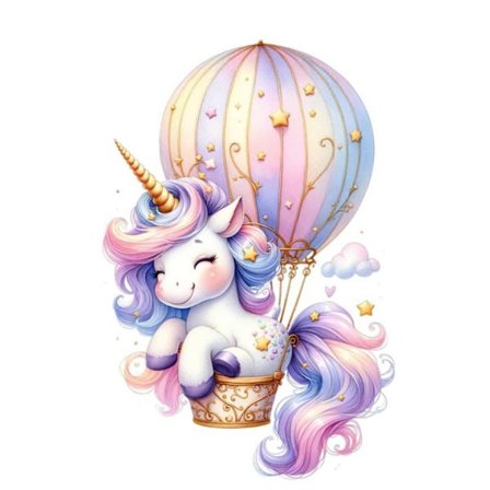 Poster med Enhörning A4