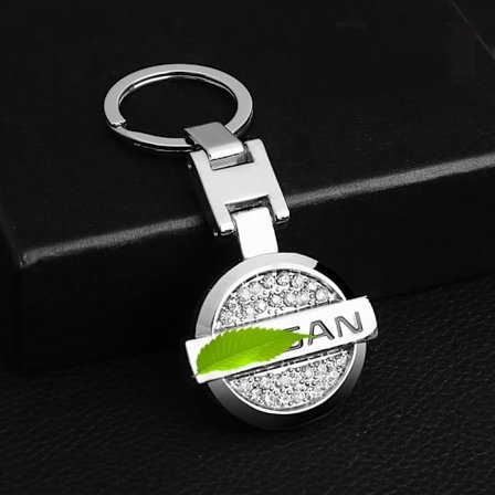 Nøkkelring med bling rhinestones, moteriktig bilnøkkelring for Nissan bilnøkkelring, nøkkelringer for bilnøkler_xx