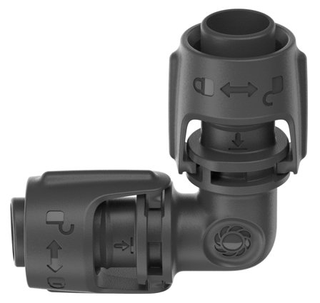 Gardena Micro-Drip-System 13202-20 L-kobling 2-pakk, 1/2", Vanning