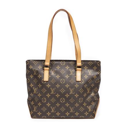 Louis Vuitton Vintage, Pre-owned Cabas Piano Monogram Tote Bag Bruin, Dames, Maat:ONE Size