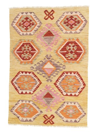Kilim Afghan Old Style Rug Oriental Brown/Orange (Wool, Afghanistan)