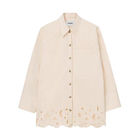 Nanushka - Skjortor - Beige - Dam - Storlek: L, Dam, Storlek: L