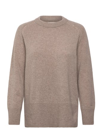 Soft Wool Lounge C-Neck Beige GANT