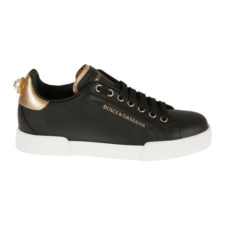 Dolce & Gabbana Sneakers Sort, Dame, Størrelse: 37 EU